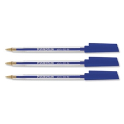 Staedtler 430 Stick Ball Pen Blue [Pack 10]